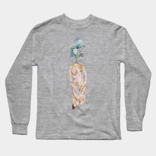 Portrait of a lady feat. Schiaparelli & florals Long Sleeve T-Shirt